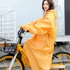 Jaune Long Imperméable Électrique Moto Pluie Poncho Transparent Manteau De Pluie Augmenter Épais Costume Imperméable Adulte Imperméable Cadeau 201202