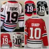 Men Ice Hockey 88 Patrick Kane Jersey 12 Alex DeBrincat 19 Jonathan Toews 10 Patrick Sharp 50 Corey Crawford 4 Seth Jones 77 Kirby Dach All Siched Reverse Retro High