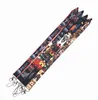 Strapy na telefon komórkowy oczarowuje nowe 20pc japońskie anime kreskówka lanyard moda klawisze na szyję identyfikatory do samochodu Klucz identyfikacyjny mobilna dziewczyna chłopiec mały hurt hurtowy