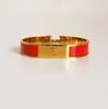 Hoge kwaliteit designer design Bangle roestvrij staal gouden gesp armband mode-sieraden mannen en vrouwen armbanden 0001200l