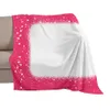 Couverture de blanchiment de colorant de cravate de Sublimation avec des glands pour des couvertures de lit d'enfants 125x150 cm WLL1644