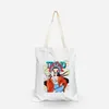 Creative Sublimation Blank Bag Polyester Printing Blanks Bags Resuable Washable Grocery Shopping Tote Handbags