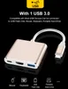 Type-C Hub USB C إلى Flitter USB-C 3 المتوافق مع HDMI في 1 USB 3.0 PD شحن سريع محول ذكي لـ MacBook