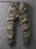 Foufurieux Coton Camouflage Cargo Pantalon Hommes Casual Militaire Industrie Cheville Longueur Joggers Hommes Automne Mode Hommes Pantalons De Survêtement G220713