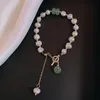 Koreańska modna moda kobiet słodkowodna bransoletka Pearl Temperament