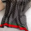 Sciarpa di seta 100% di alta qualità modello di stampa di moda colletto da donna 180-90 cm sciarpe firmate Sciarpe di seta da donna all'aperto con scialle da spiaggia