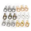 10/12/14/16mm 1000pcs Metal Lobster Clasps Hooks For Jewelry Making Finding Connect Buckle DIY Necklace