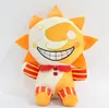 새로운 FNAF Sundrop 플러시 장난감 25cm 보안 위반 FNAF Mangle Foxy Freddy Fazbear Boss 앉아 플러시 장난감 게임 인형 아이 선물