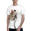 Męskie koszulki bungou zbłąkane psy Dazai Osamu T Shirt anime cosplay kawaii japońskie tshirt hawajskie camisas de hombremen's