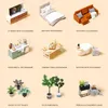 DIY Dollhouse Wooden Doll Houses Miniature Doll House Furniture Kit Casa Music Lead Toys for Children Birthday Gift L31