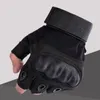 Наружные тактические перчатки Airsoft Sport Half Finger Type военный боевой костюм из углеродного волокна стрельба по охоте 220721