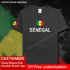 Сенегал Sen футболка на заказ фанатов Jersey Diy название номера бренд футболка High Street Fashion Hip Hop Lose Casual Trub 220616