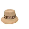 Lafite Straw Hat Women Designer Casquette Nieuwe Raffia Beach Embet Hat Caps Hoeden Heren Heren Zomer Zonnebrandcrème Vissershoed Hoed Leuke D2218C