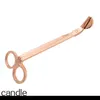 Stainless Steel Snuffers Candle Wick Trimmer Rose Gold Candle Scissors Cutter Candle Wick Trimmer Oil Lamp Trim scissor Cutter sxmy20
