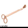 Snuffer in acciaio inossidabile Scepitura a candela Schizzera a candele in oro rosa Candele Candele Schizzi Olio Terrimero Olio Fil