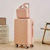 PCS reisbagagetet vrouwen koffer met cosmetische tas dragen rollende trolley case voor meisjesstudent J220708 J220708