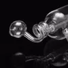 Brûleur à mazout intégré Narguilé Bong Pipes à bulles d'eau Pipe à fumer en verre Mini percolater Bongs Transparent Dab Rig Spirale Petits accessoires de fumée Shisha portable