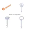 navel bell button rings body jewelry piercing newdhbest beidien 60pcs combination set acrylic transparent curved straight rod nose nails punch