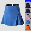 Tennis Skirts 2022 Yoga Skirt Skorts Sport Fitness Short Running High Waist Quick Drying Anti Exposure Badminton Tracksuit
