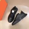 Chaussures de sport de qualité supérieure Baskets légères pour hommes Chaussures de sport Techniques d'entraînement Tissus techniques en caoutchouc Baskets en cuir véritable Chaussures de luxe blanc noir 38-46