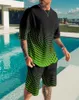 3D-Druck Herren Damen Sommer Übergroße Kurzarm Strandhosen Set Kleidung Cool Trendy Harajuku T-Shirt 220613