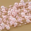 Decorazioni per matrimoni bouquet perla 3mm imitazione corda di perle da 30m rotolo di pesca catena di gioielli fai -da -te forniture per festival