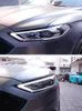 Ford Fusion Mondeo LEDヘッドライトアセンブリ2017-2020 DRL Turn Signal High Beam Headlampのカーデイタイムヘッドライト