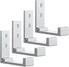 Hooks & Rails Foldable Wall Mount Hanging Strong Waterproof Hanger Decorative Set Of 4 PackHooks