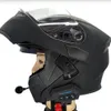 Capacete da motocicleta fones de ouvido sem fio bluetooth 42 mãos fone estéreo música alto-falante suporte automático motocross w3435014