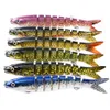 K1634 13.3cm 18,9G Vis Lure Haak voor basforel Multi -gewricht Swimbaits Zinken langzaam Bionisch zwemmen Bassen