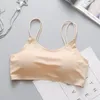 Bustiers korsetter samlade Camisole Women's Top Streetwear sömlös sexig röris Silk Anti-Glas Wrap Bra Underwearbustiers