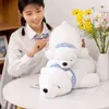 CM Simulerade Shiba Inu Husky Polar Bear Cat Peluche Toy fylld mjuk djurkudde Vackra hunddockor för barn babygåvor J220704