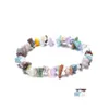 Bracelets de charme Bracelet de gravier Stretch Charms Drop Livraison Bijoux Dhhnv