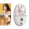 Dessin animé 35ML Mini humidificateur facial visage Nano brumisateur pulvérisateur maquillage peau hydratante hydratation nébuliseur visage vapeur USB 220517