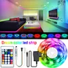 Strips Dream Color RGB LED Strip Licht IC Flexibele Full Tape Ribbon 5m 10m 15m 20m SMART LICHTING TAPELED STRIPLED