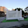 Outdoor Games Inflatable White Wedding Bounce Houses Castle Air Bouncer Combo For Kids Adult