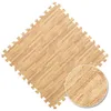 Teppiche Nachahmung Holzmaserung Puzzle Mosaik Matte EVA Schaum Cartoon Farbdruck Krabbeln OEM Custom Wohnzimmer Schlafzimmer SuppliesCarpets