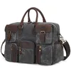 Двуфельские сумки Travel Tote Bag European и American Horizontal Men's The Borftame Canvas Messenger Beald Bagduffel