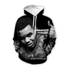 Moletons com capuz masculino Xinchenyuan masculino/feminino Kevin Gates estampado em 3D roupas da moda street hip hop moletom casual masculino Z59