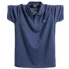 Zomer mannen polo shirt merk kleding pure katoenen business casual mannelijke korte mouw ademende soft 5xl 220606