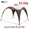 MOBI GARDEN Camping Tent Large Space Lobby DIY Combination Sun Shelter Travel Hiking Party Family Tent Windproof Rainproof H220419