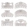 Bow-tie Crown Lace Wave Pumpkin Shaped Hair Clamps Transparent Crystal Face Large Plastic Grab Hair Claw Clips Bath Ponytail Scrunchies Headdress Hairpins