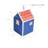 Gift Wrap 10Pcs Colorful Little House Candy Bag Cookie Dessert Packing Wedding Packaging Boxes Party SuppliesGift