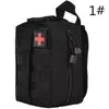 Pacchetti medici tattici all'aperto Kit di pronto soccorso IFAK Utility Pouch Borsa di emergenza per cintura di trattamento Marsupio EMT Multifunzionale SJSAJ1