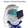 7 en 1 peau de machine de beauté de microdermabrasion faciale d'hydre détectant le soin de visage d'oxygène de nettoyage sous vide