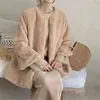 New Casat 2022 Wild Elegante Lady Fake Mink Cashmere Retro coreano vintage Faux Fur Weed Spring Winter Fashion Jackets Tops T220716