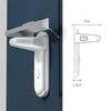 Safety Gates Door Lever Lock Baby Proofing Handle Lock Childproofing Doors Knob Lock Easy to Install 1170 E3