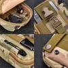 6,5 tum militär kamouflage påse Taktisk bälte midjeväska utomhus vattentät telefonjakt män myntväska ficka