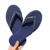 Metal Chain flip Flops Flat Slippers Solid Shoes For Women Outside Summer Slippers Casual 2022