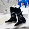 Дизайнерские сапоги осень зимняя пустыня Женские ботинки ковбой Fahsion Martin Boots Boots Braps 5color Medal Medal